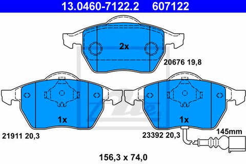 BALATAS DELANTERAS 7710 D687