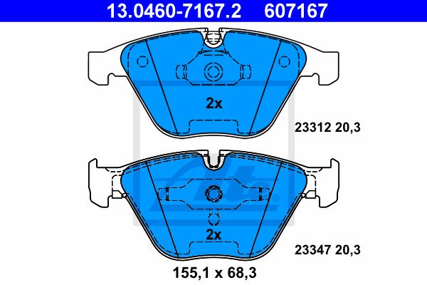 BALATAS DELANTERAS 7799 D918