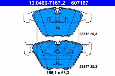 BALATAS DELANTERAS 7799 D918