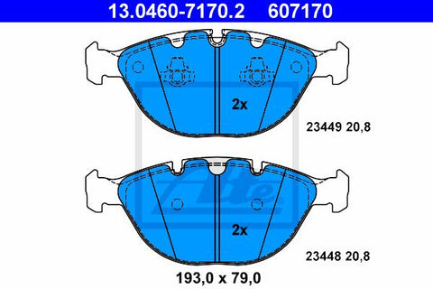 BALATAS DELANTERAS 7821 D920