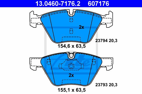 BALATAS DELANTERAS 7967 D1061