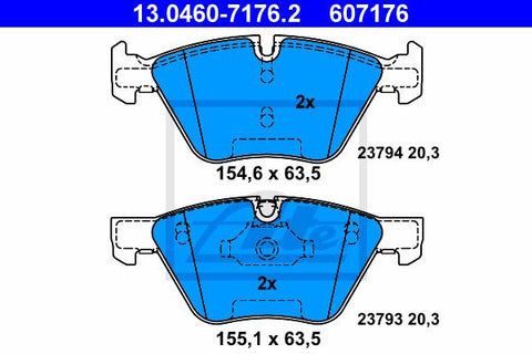 BALATAS DELANTERAS 7967 D1061