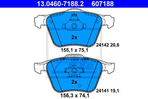 BALATAS DELANTERAS 7904 D1003