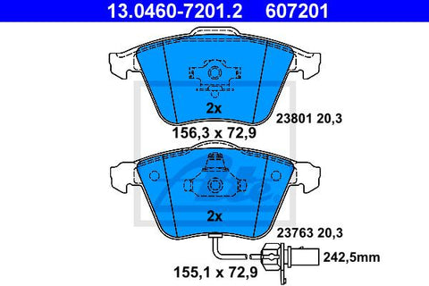 BALATAS DELANTERAS 7796 D1111