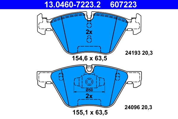 BALATAS DELANTERAS 7967 D1061