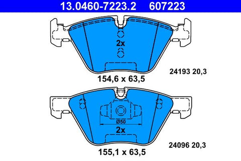 BALATAS DELANTERAS 7967 D1061