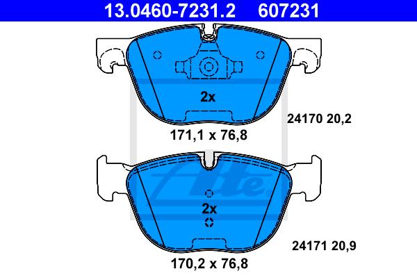 BALATAS DELANTERAS 8411 D1294