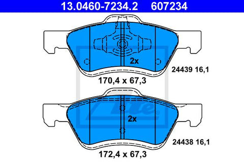 BALATAS DELANTERAS 7950 D1047