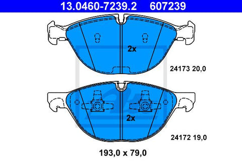 BALATAS DELANTERAS 7821 D920