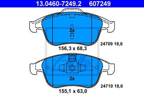 BALATAS DELANTERAS 8984 D1765