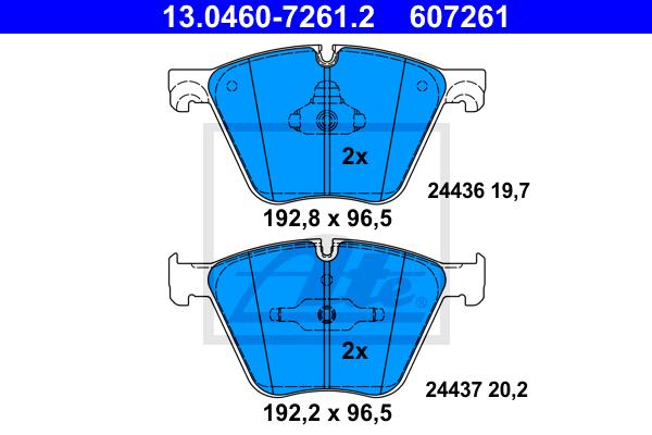 BALATAS DELANTERAS 8594 D1443