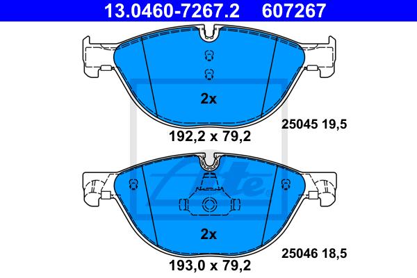 BALATAS DELANTERAS 8518 D1409