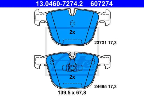 BALATAS TRASERAS 7820 D919
