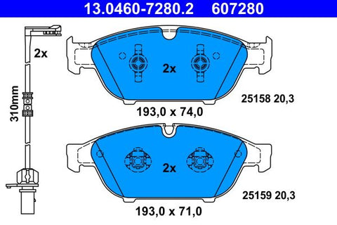 BALATAS DELANTERAS 8758 D1549