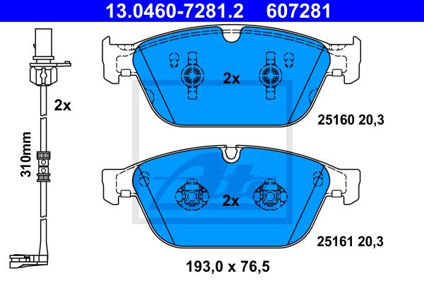 BALATAS DELANTERAS 8754 D1546