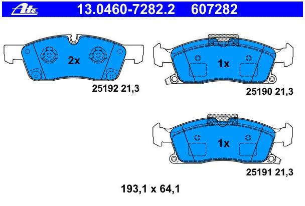 BALATAS DELANTERAS 8655 D1455