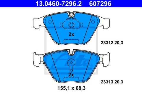 BALATAS DELANTERAS 7799 D918
