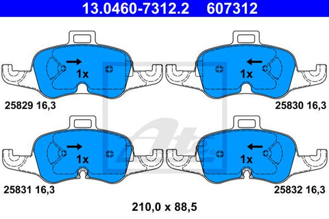 BALATAS DELANTERAS 9104 D1876
