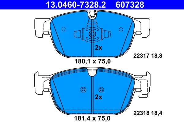 BALATAS DELANTERAS 9094 D1865