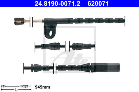 CABLE SENSOR BALATA DELANTERO IZQUIERDO