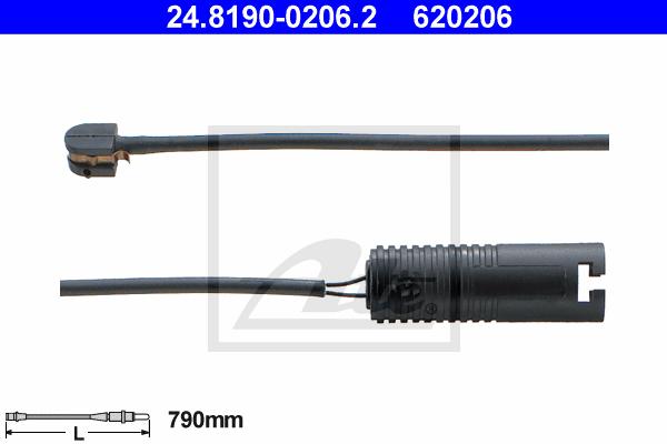 CABLE SENSOR BALATA TRASERO
