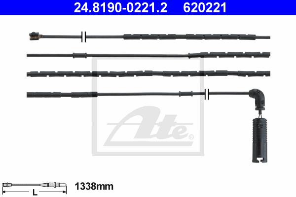 CABLE SENSOR BALATA TRASERO