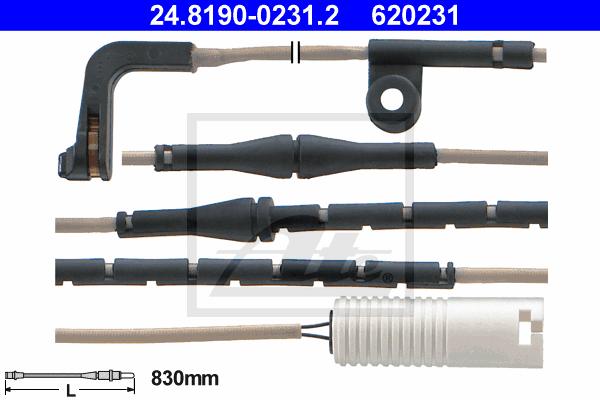 CABLE SENSOR BALATA TRASERO