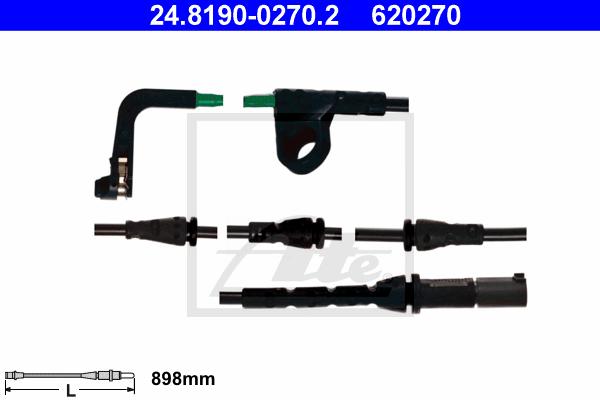 CABLE SENSOR BALATA DELANTERO IZQUIERDO