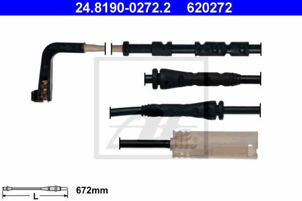 CABLE SENSOR BALATA DELANTERO DERECHO