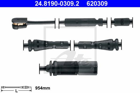 CABLE SENSOR BALATA DELANTERO IZQUIERDO