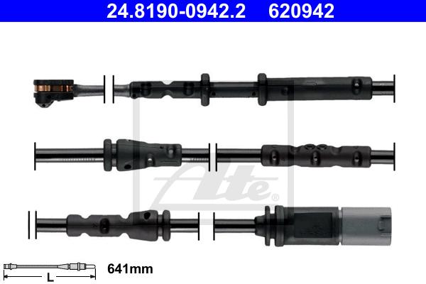 CABLE SENSOR BALATA TRASERO