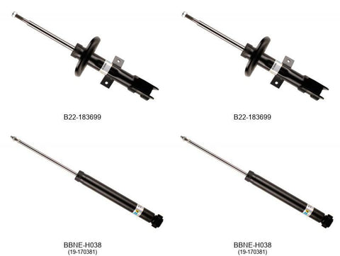 KIT AMORTIGUADORES 4PZAS. B4