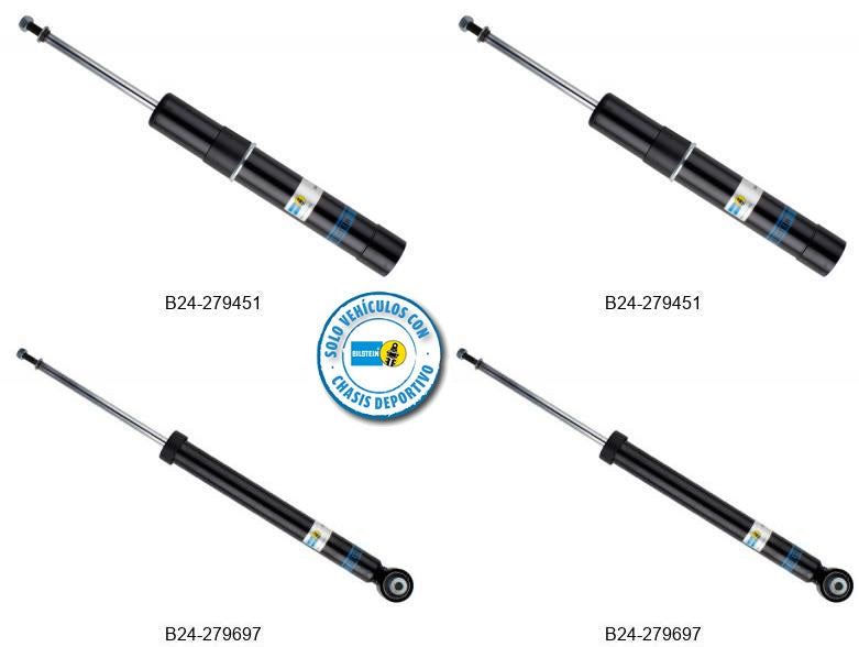 KIT AMORTIGUADORES 4PZAS. B4