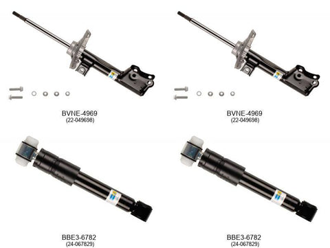 KIT AMORTIGUADORES 4PZAS. B4