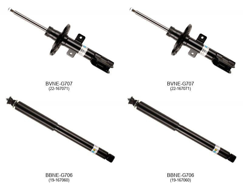 KIT AMORTIGUADORES 4PZAS. B4