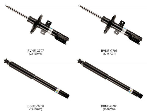 KIT AMORTIGUADORES 4PZAS. B4