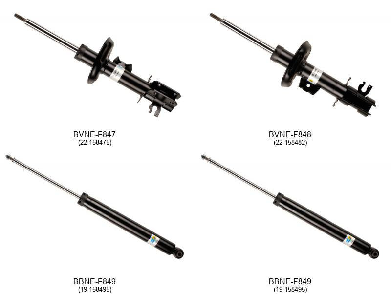 KIT AMORTIGUADORES 4PZAS. B4