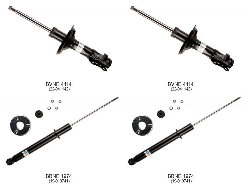 KIT AMORTIGUADORES 4PZAS. B4
