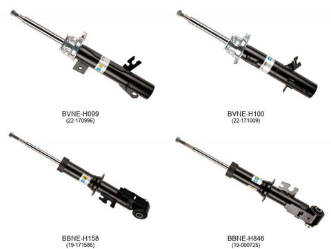 KIT AMORTIGUADORES 4PZAS. B4