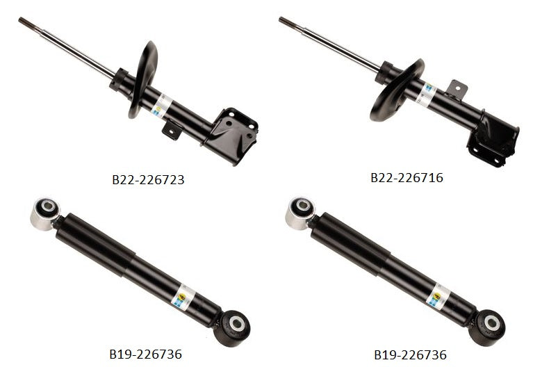 KIT AMORTIGUADORES 4PZAS. B4