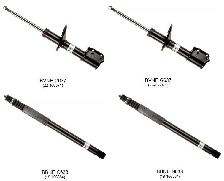 KIT AMORTIGUADORES 4PZAS. B4