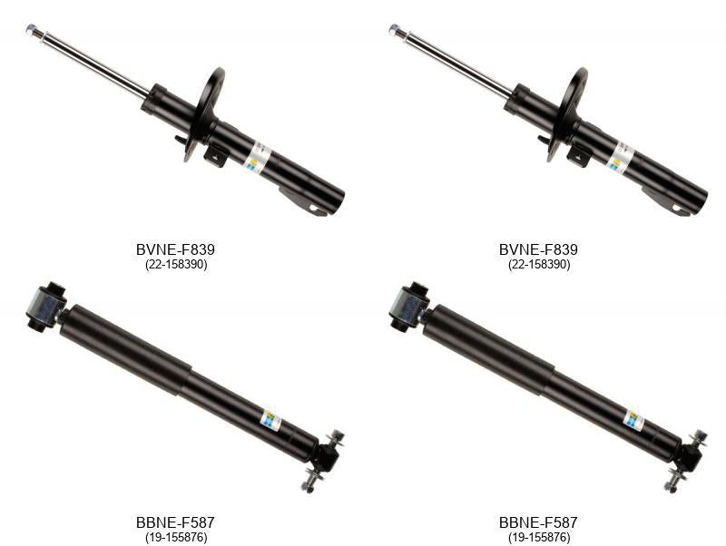 KIT AMORTIGUADORES 4PZAS. B4