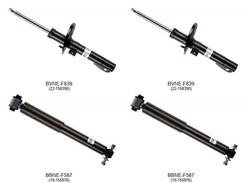 KIT AMORTIGUADORES 4PZAS. B4