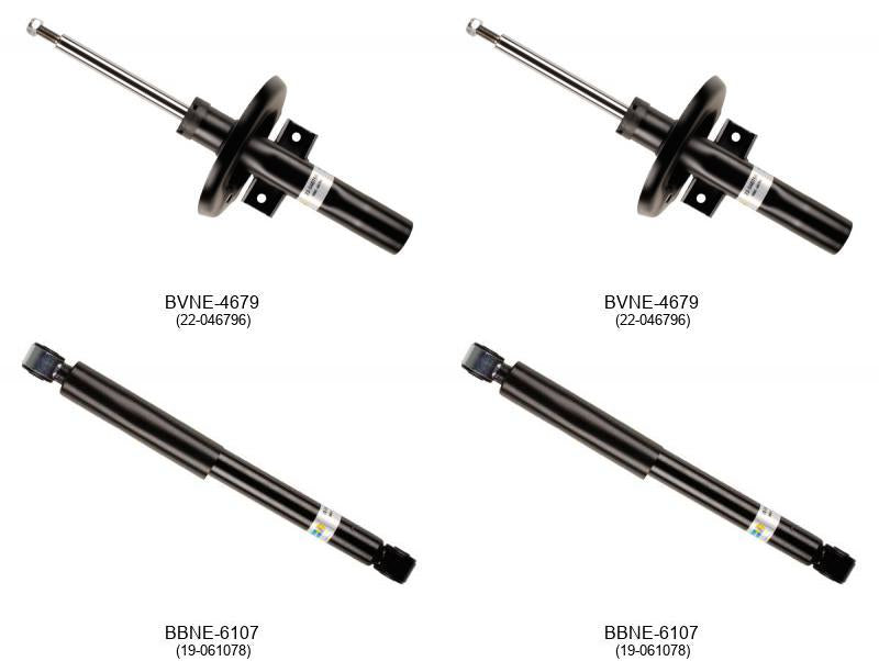 KIT AMORTIGUADORES 4PZAS. B4