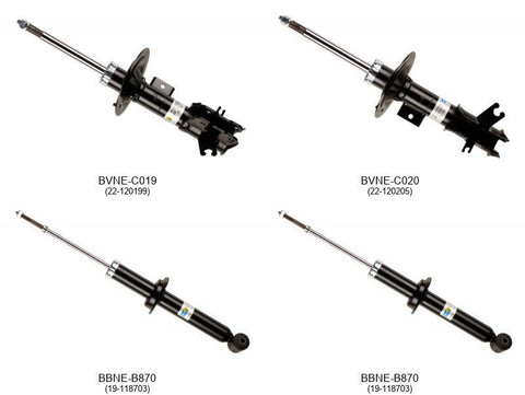 KIT AMORTIGUADORES 4PZAS. B4