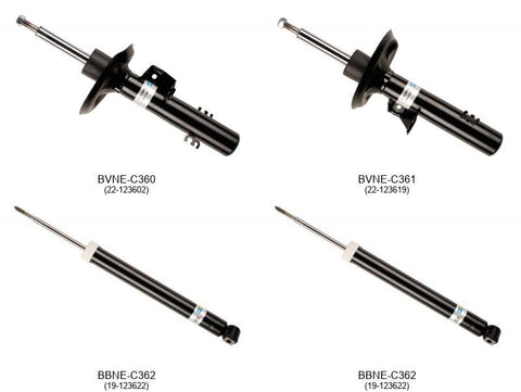 KIT AMORTIGUADORES 4PZAS. B4