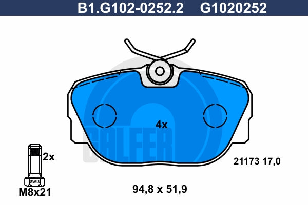 BALATAS DELANTERAS 7373 D493