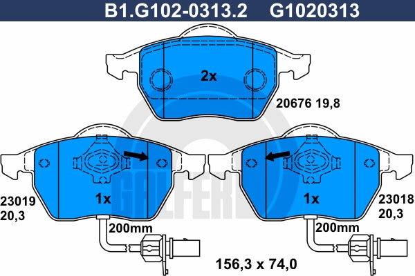 BALATAS DELANTERAS 7715 D840