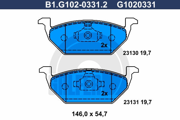 BALATAS DELANTERAS 7635 D768