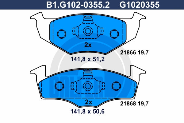 BALATAS DELANTERAS 7569 D694